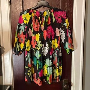 Romans sheer floral 16w